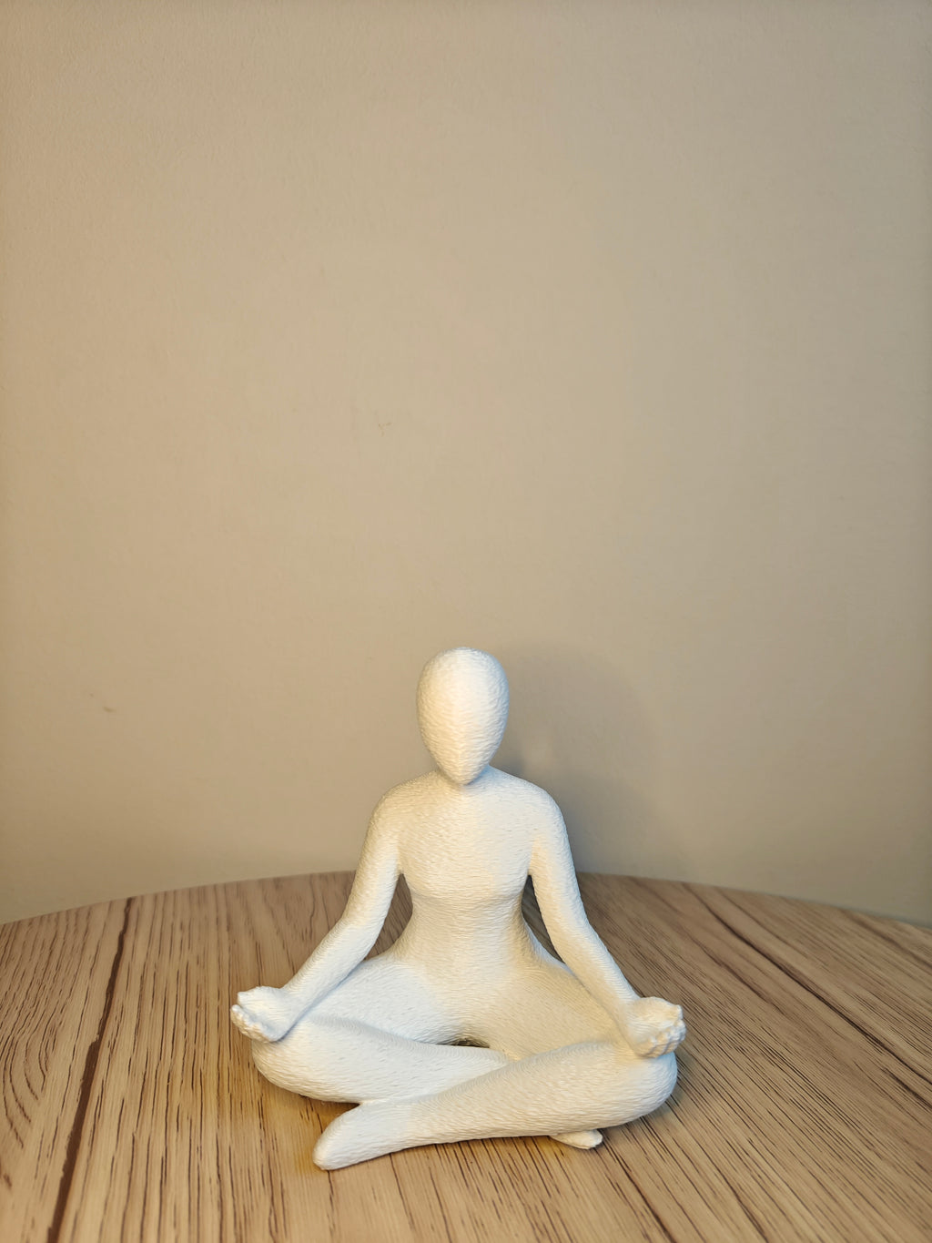 Meditating statue