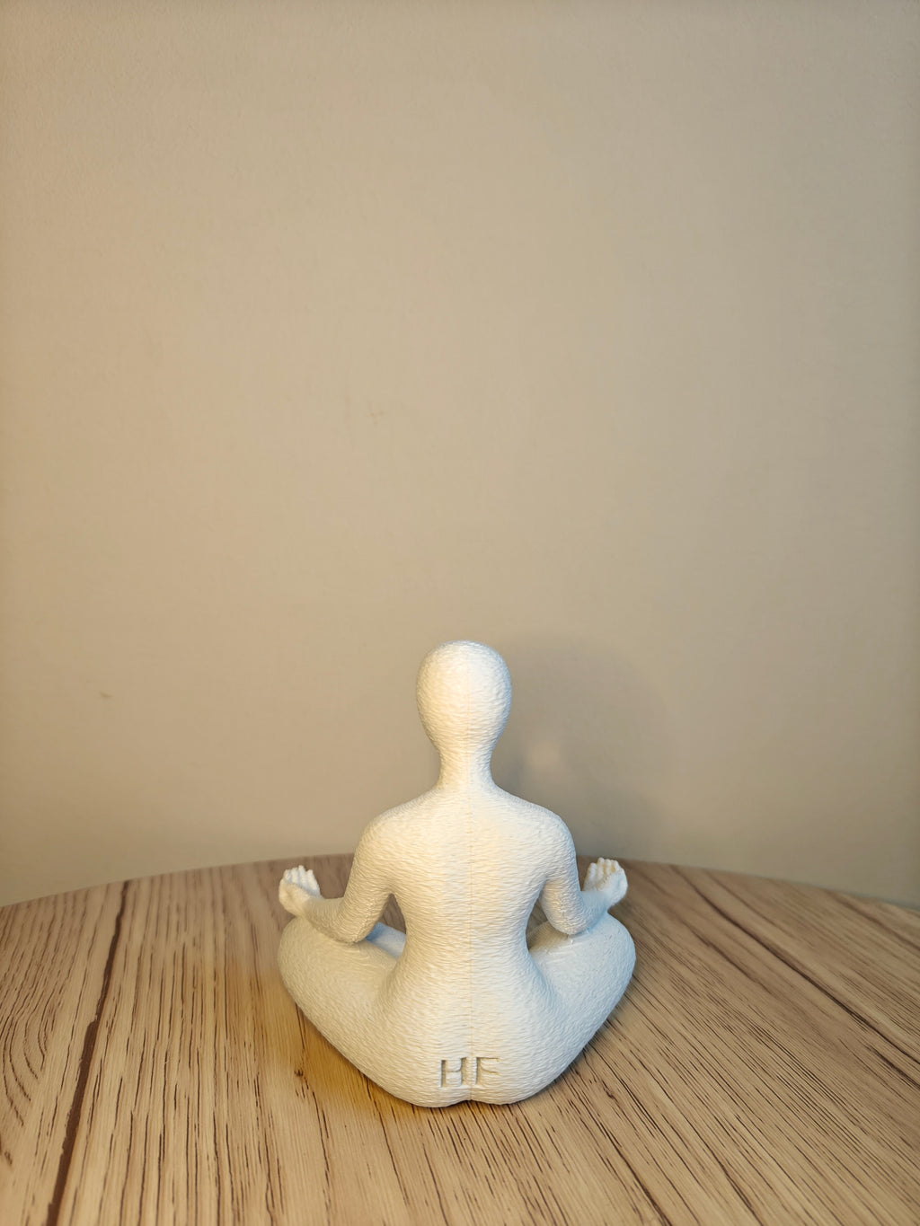 Meditating statue