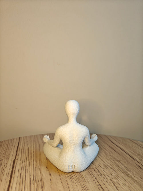 Meditating statue
