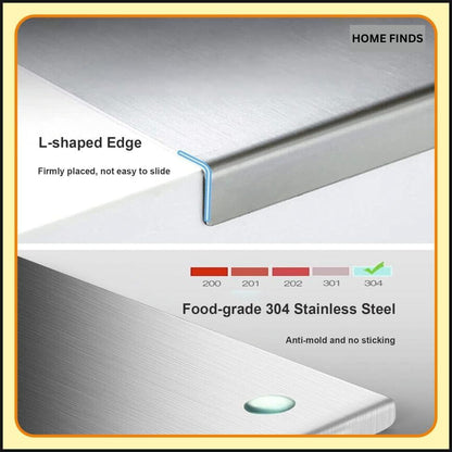 Stainless Steel Chopping Board (35x31cm)