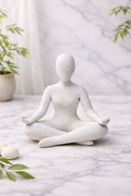 Meditating statue